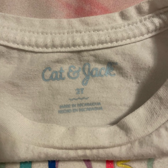 Cat & Jack Rainbow is My Favorite Color Long Sleeve Toddler T-shirt - 2T - Picture 2 of 2